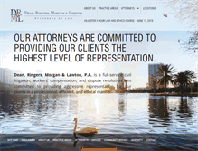 Tablet Screenshot of drml-law.com